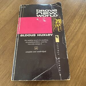 Vintage 1960 BRAVE NEW WORLD Bantam Paperback Book Aldous Huxley